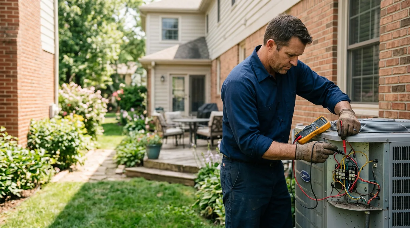 HVAC technician working near Thousandsticks, KY